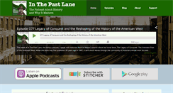 Desktop Screenshot of inthepastlane.com